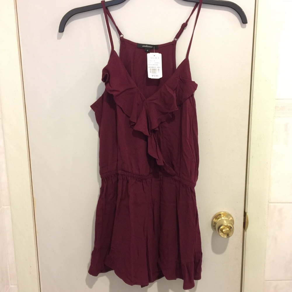 A’gaci burgundy romper